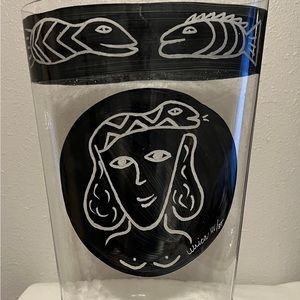 Vintage Kosta Boda Vase with fish.